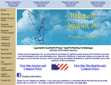 Tablet Screenshot of angelcrestinc.com